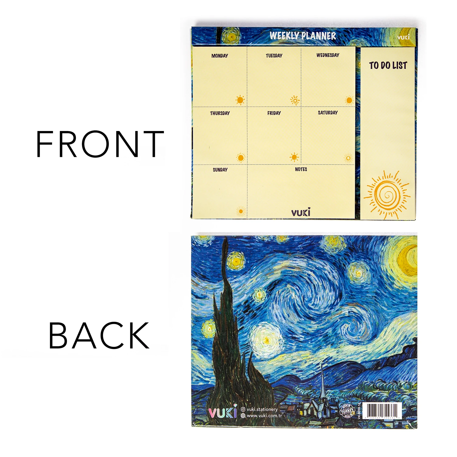 VUKİ - HAFTALIK PLANLAYICI ORTA (VAN GOGH)-1/S