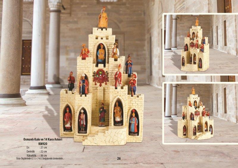 OSMANLI KALESİ VE 14 ADET KARA ASKERİ