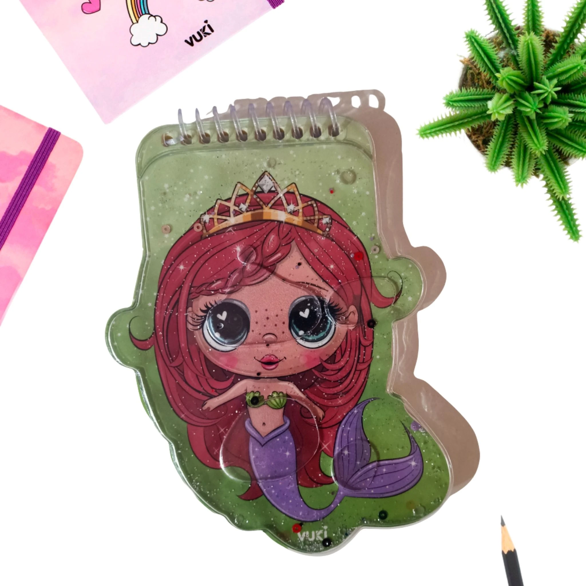 VUKİ - ŞEKİLLİ SULU DEFTER A6 (DENİZKIZI)-2/S