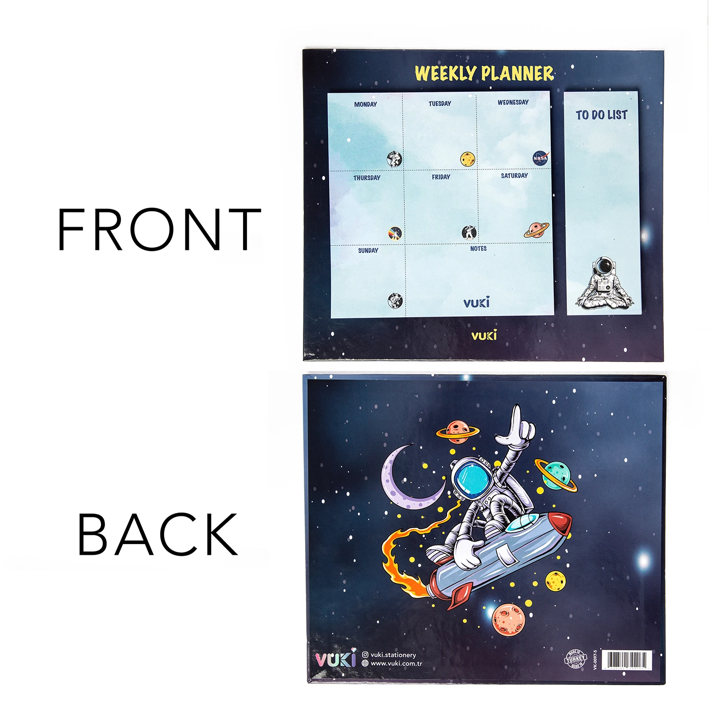 VUKİ - HAFTALIK PLANLAYICI BÜYÜK (ASTRONOT)-1/S