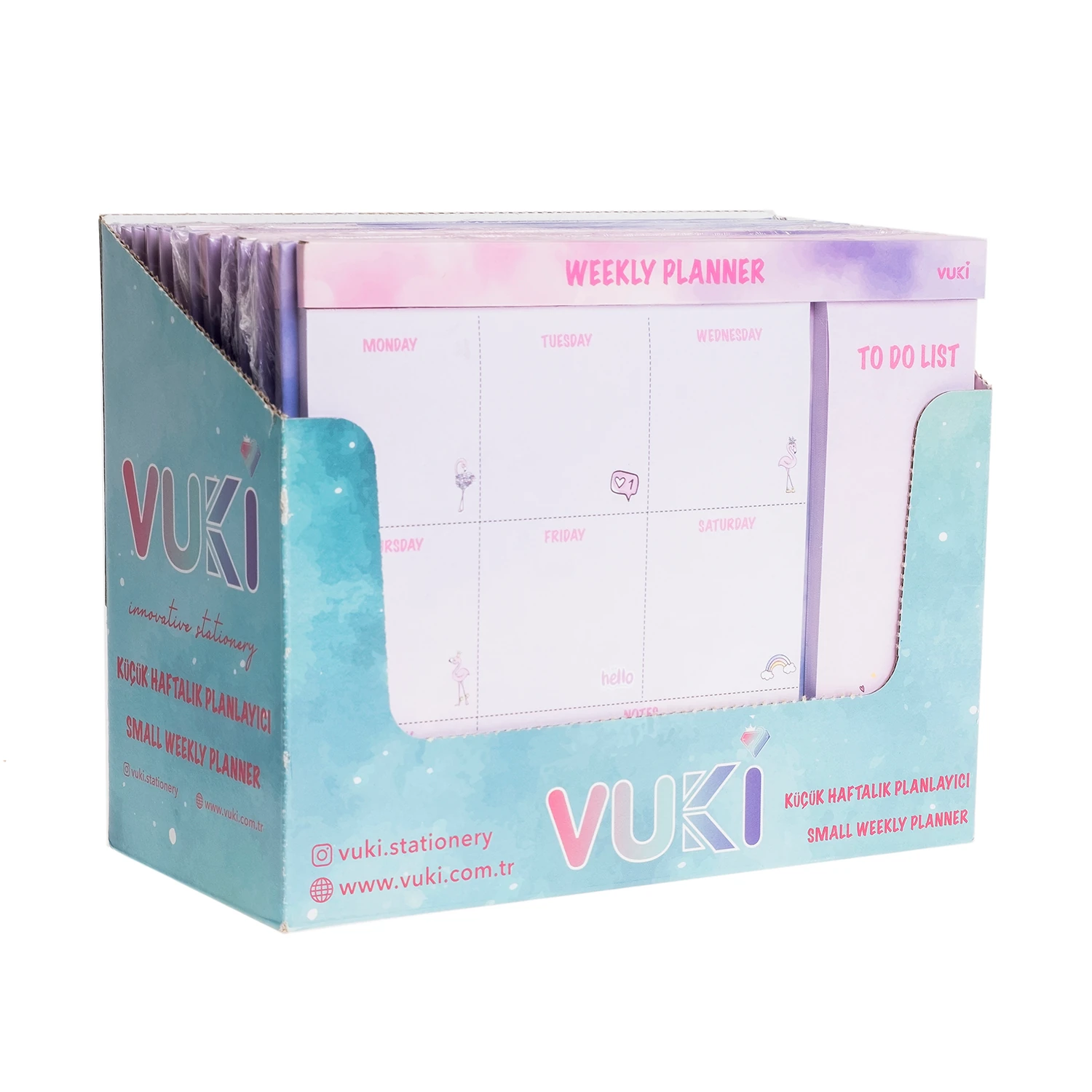 VUKİ - HAFTALIK PLANLAYICI ORTA (FLAMINGO)-1/S