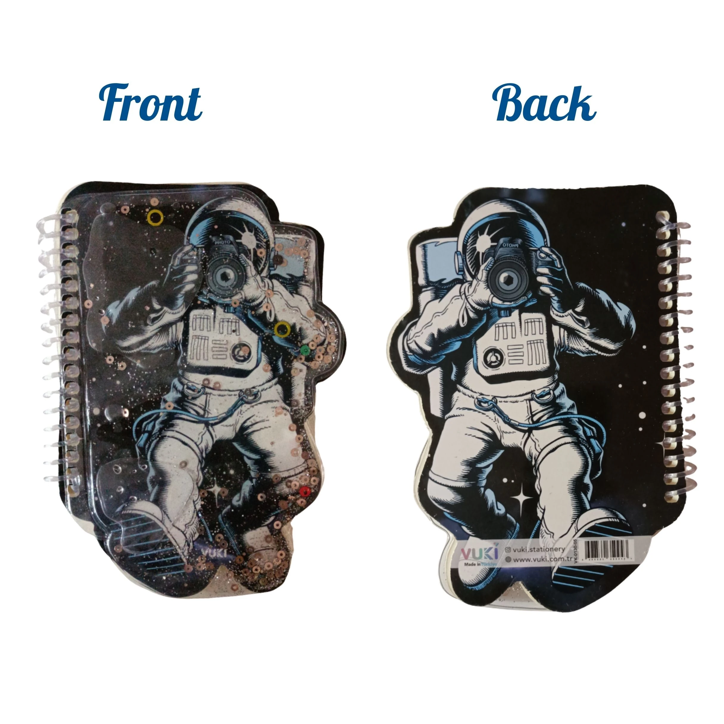 VUKİ - ŞEKİLLİ SULU DEFTER A6 (ASTRONOT)-2/S