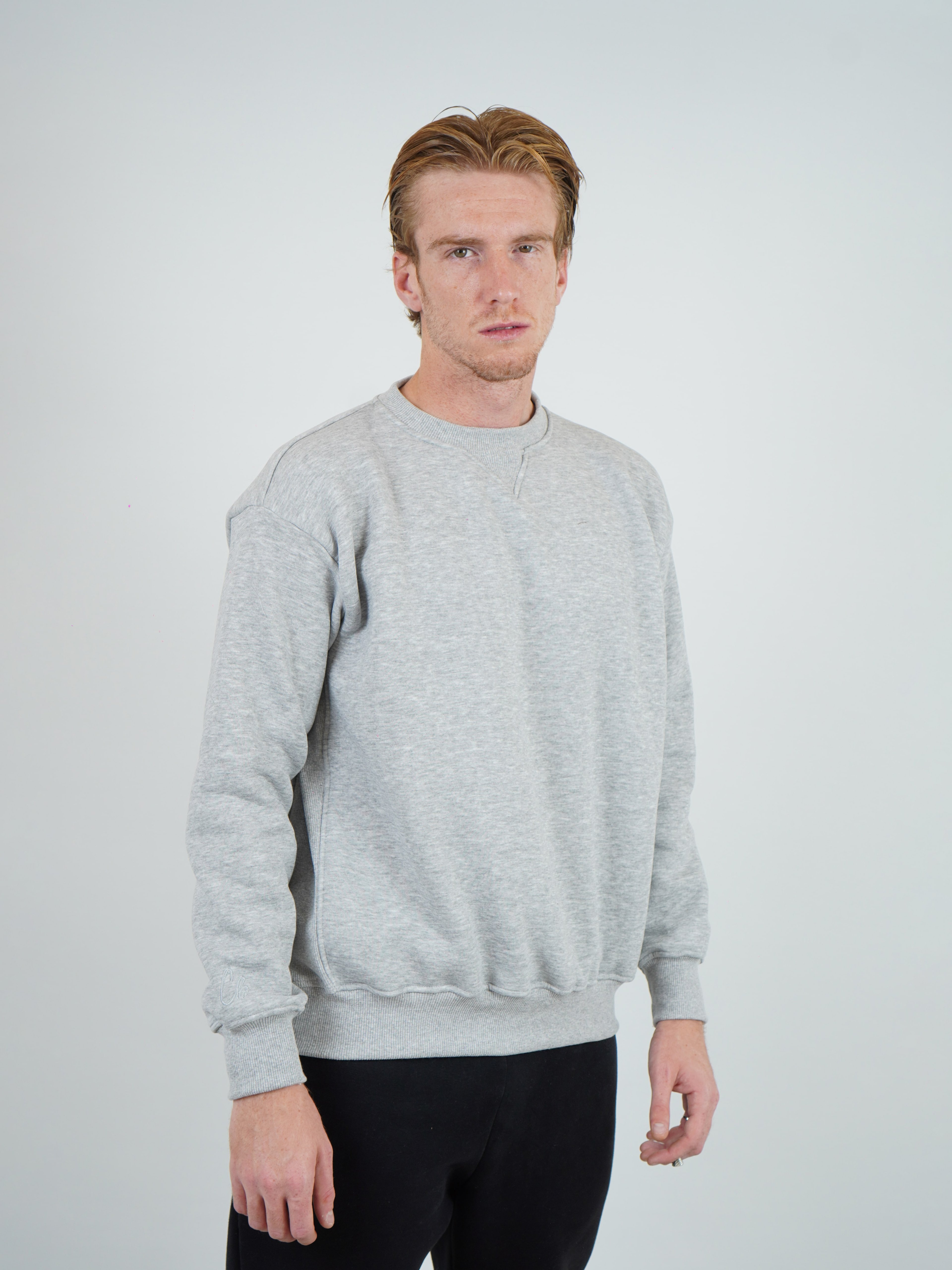 Erkek Gri Sweatshirt