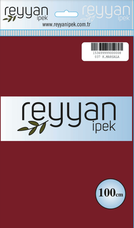 Reyyan 100*100 Tek Renk Oyalık Paketli Yazma