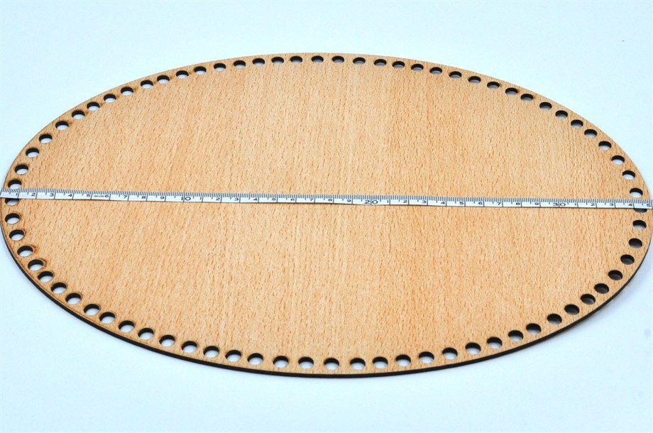 Ahşap Oval Tabanlık 35 cm