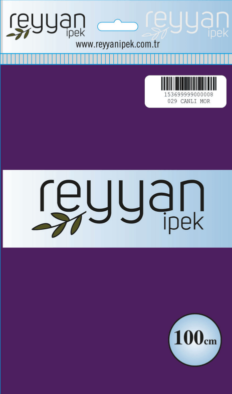 Reyyan 100*100 Tek Renk Oyalık Paketli Yazma