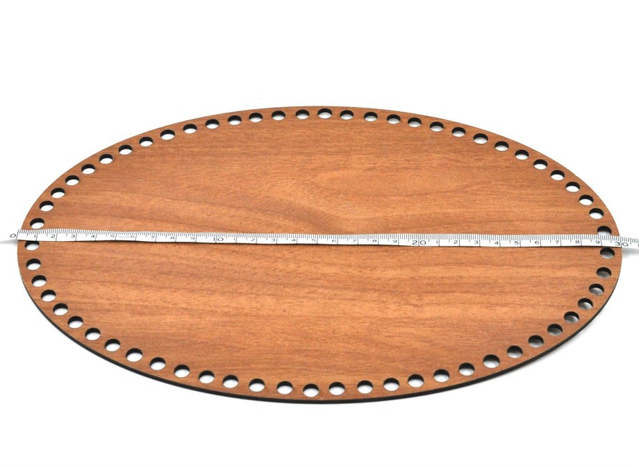 Ahşap Oval Tabanlık 30 cm