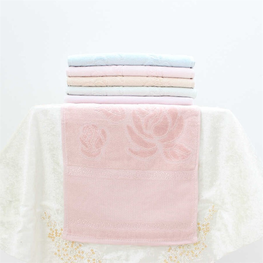 Fiesta Soft Etamin Jakarlı Havlu/12 li  Asorti Pk./30X50/2819-2