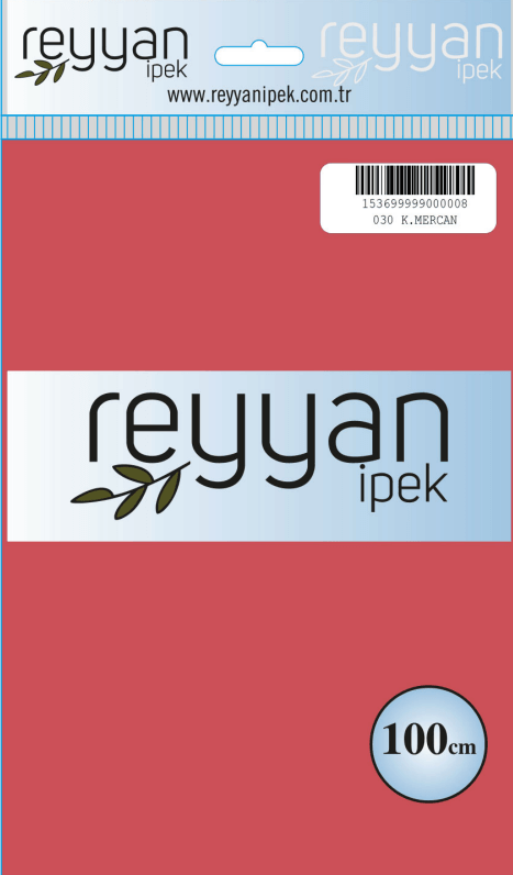 Reyyan 100*100 Tek Renk Oyalık Paketli Yazma