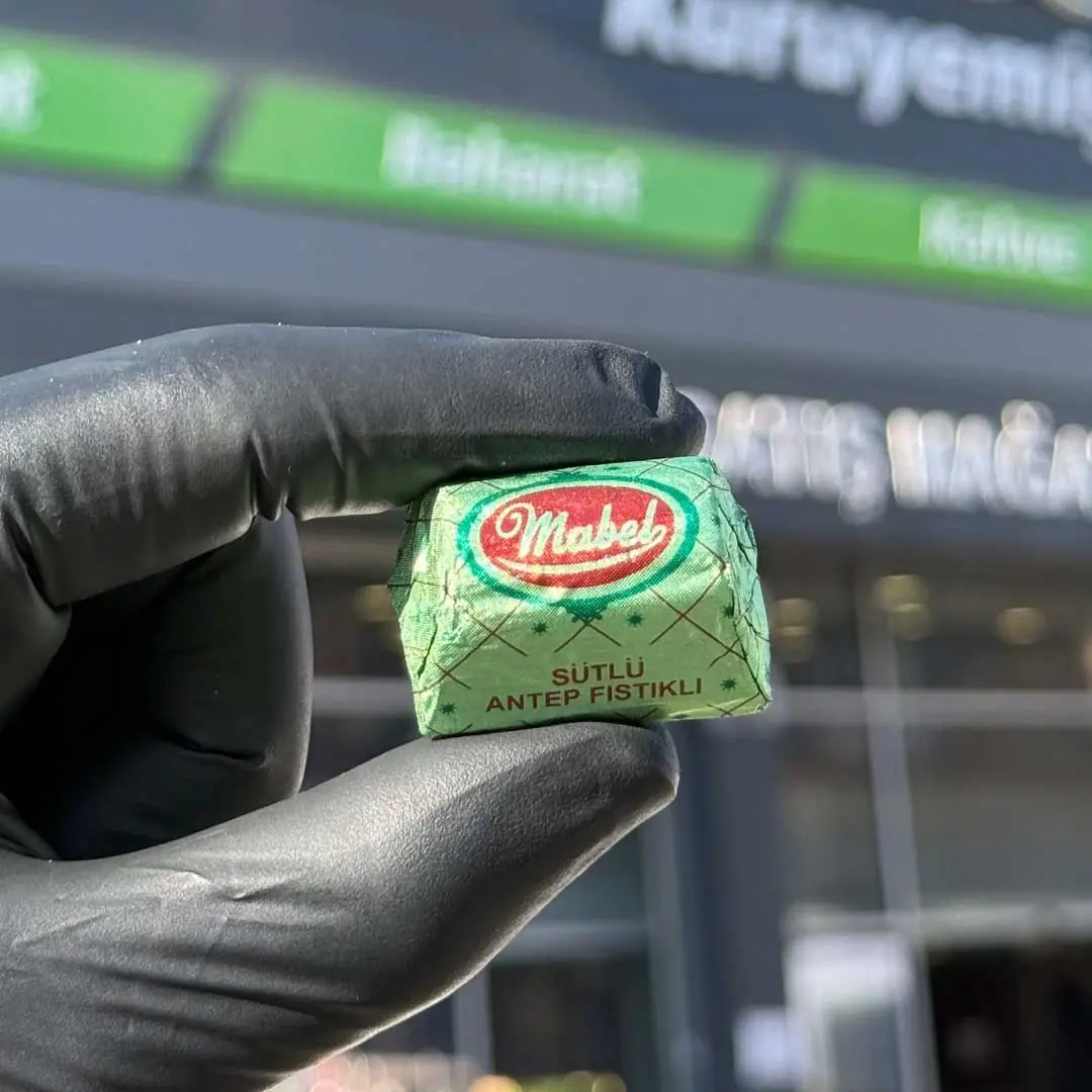 Mabel Baton Antep Fıstıklı Çikolata 500 Gr