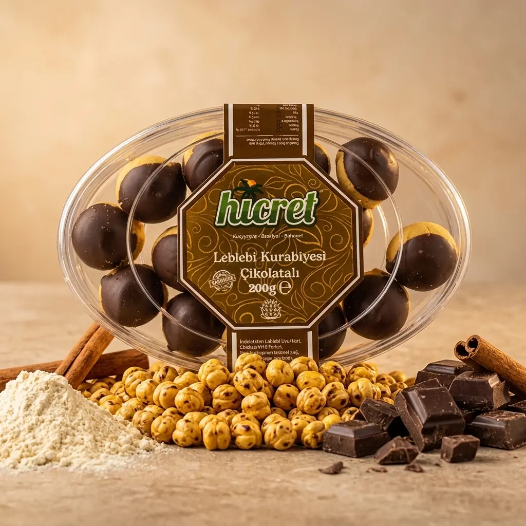 Çikolatalı Leblebi Kurabiyesi Paketi- 200 GR