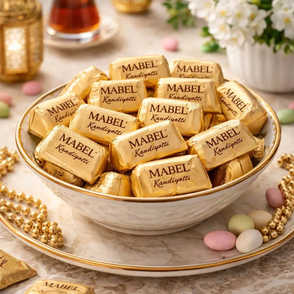 Mabel Kandiyotti Sütlü / Fındık Ezmeli Çikolata 500 Gr