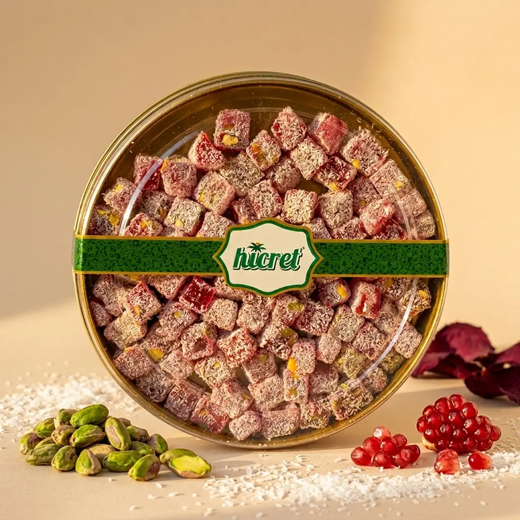 Özel Antepli Çifte Kavruk Narlı Lokum 400Gr