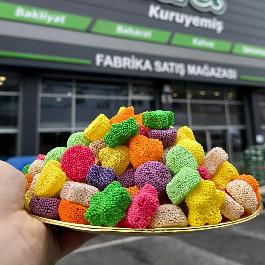 Renkli Meyveli Jöle Lokum