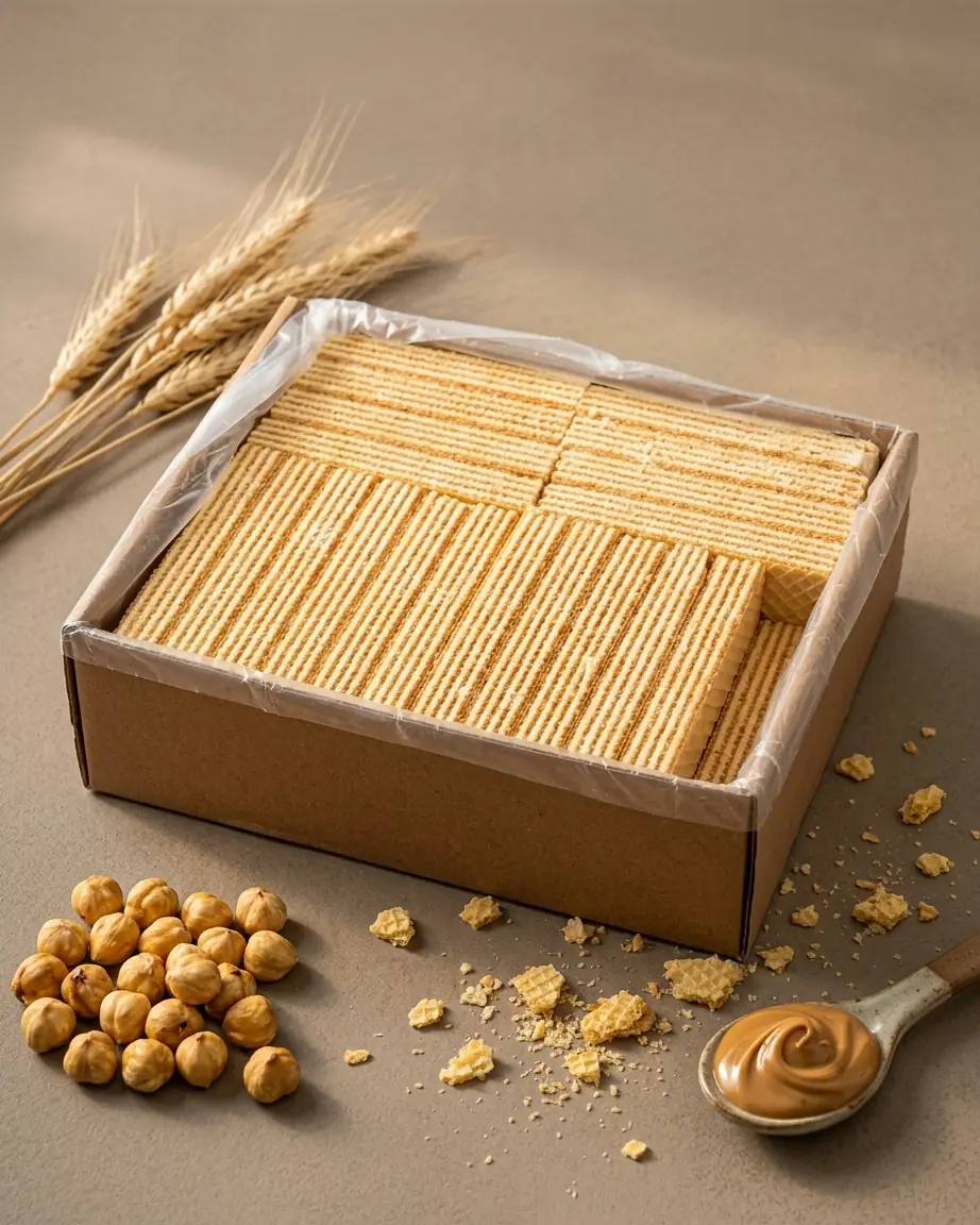 Vanilya Aromalı Gofret