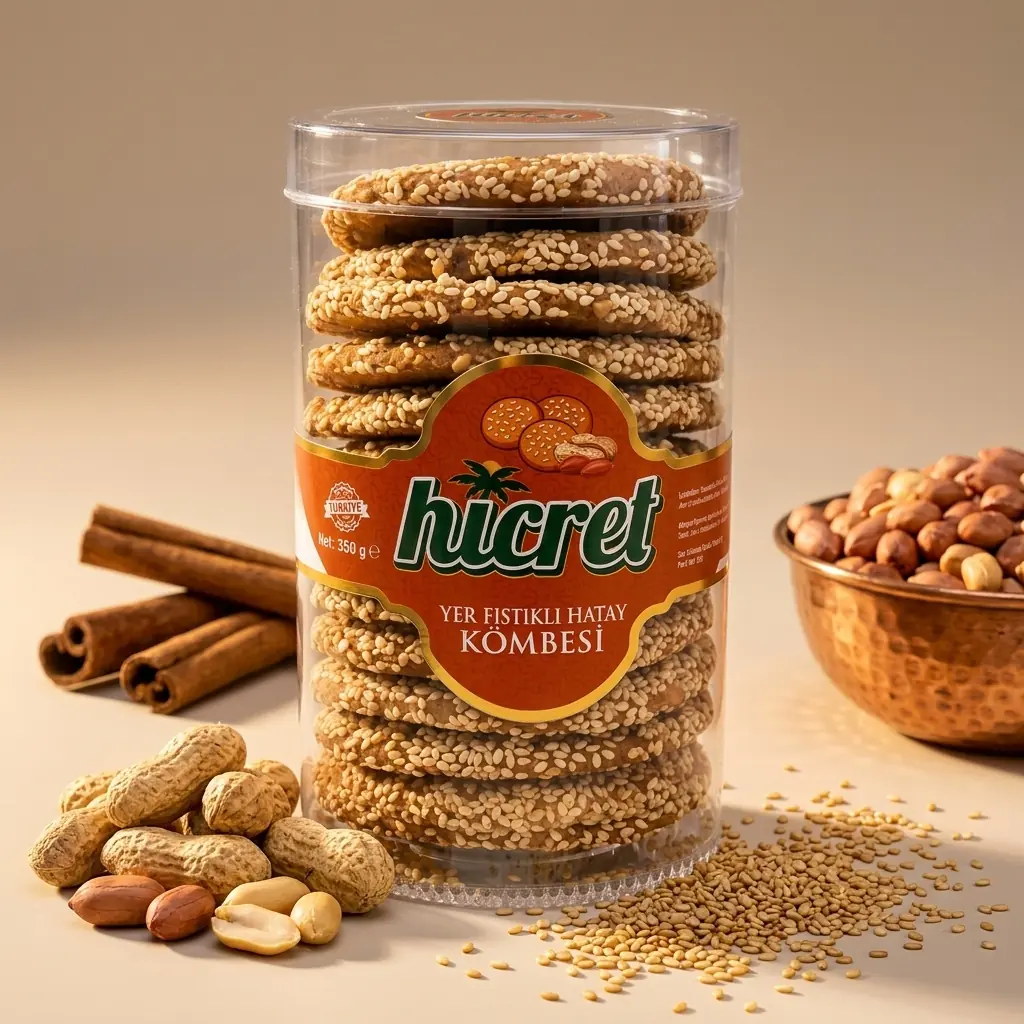 Hicret Yer Fıstıklı Hatay Kömbesi (350Gr)