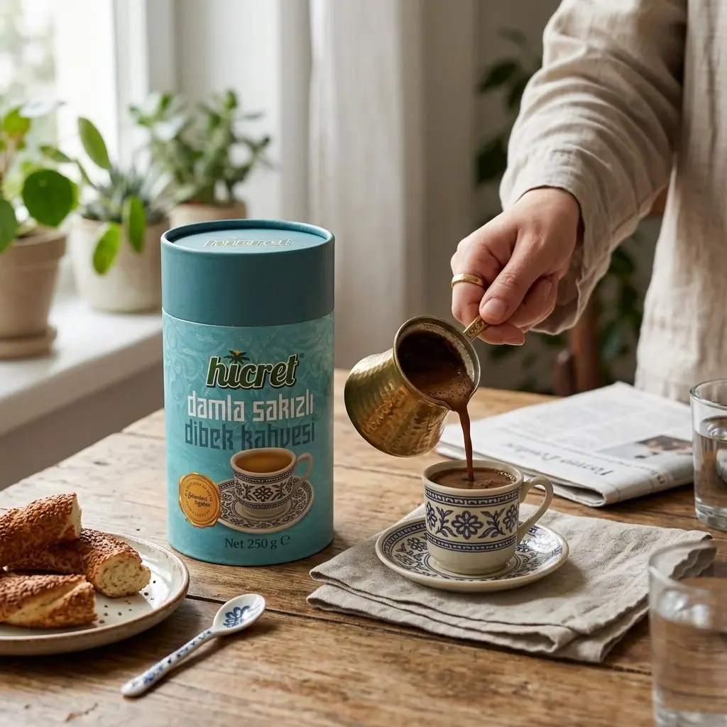 Damla Sakızlı Dibek Kahvesi 250 Gr