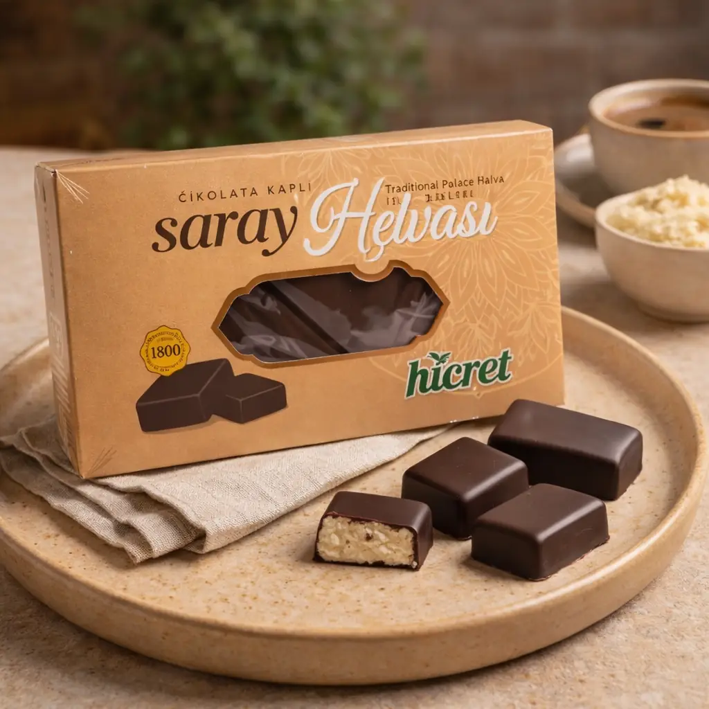 Çikolata Kaplı Saray Helvası 