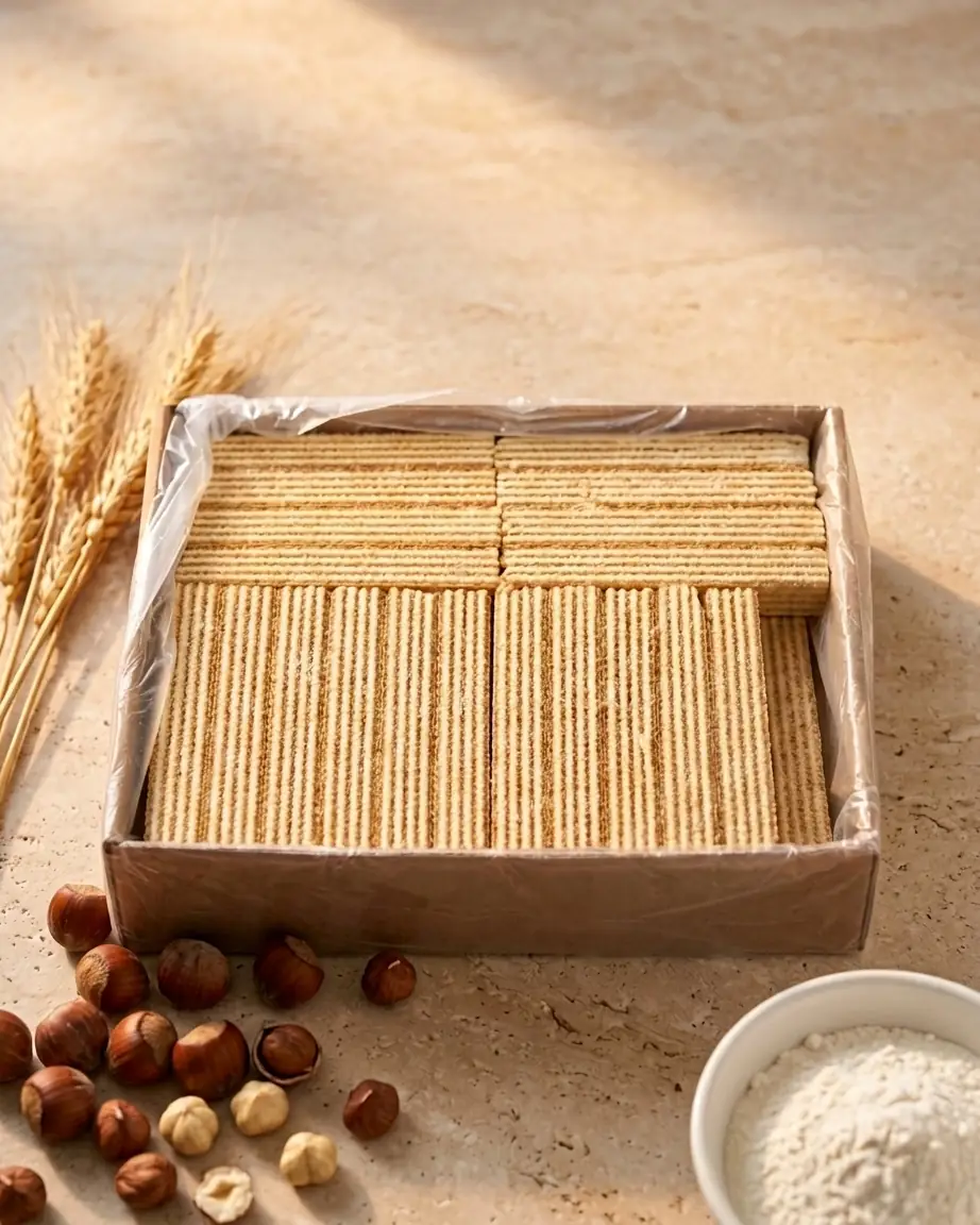 Vanilya Aromalı Gofret