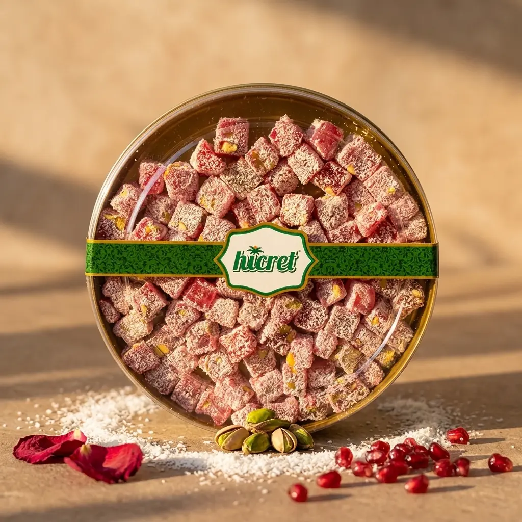 Özel Antepli Çifte Kavruk Narlı Lokum 400Gr