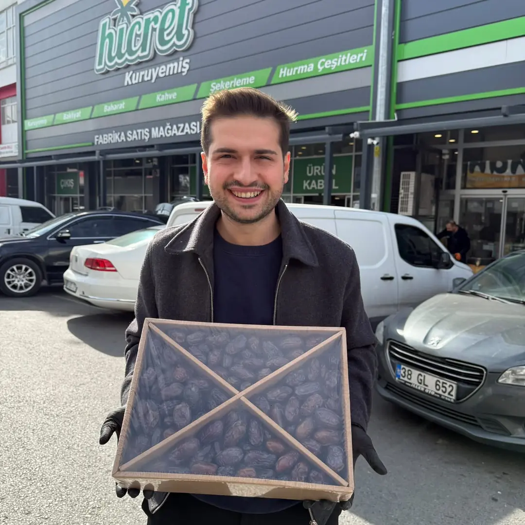 Taze Ballı Ürdün Hurma 5 Kg