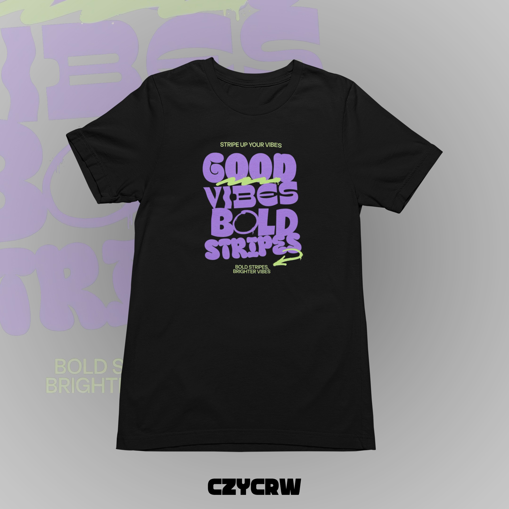 Good Vibes Bold Stripes