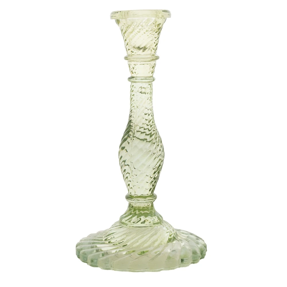 23x12 cm Cam Mumluk (Açık Yeşil)