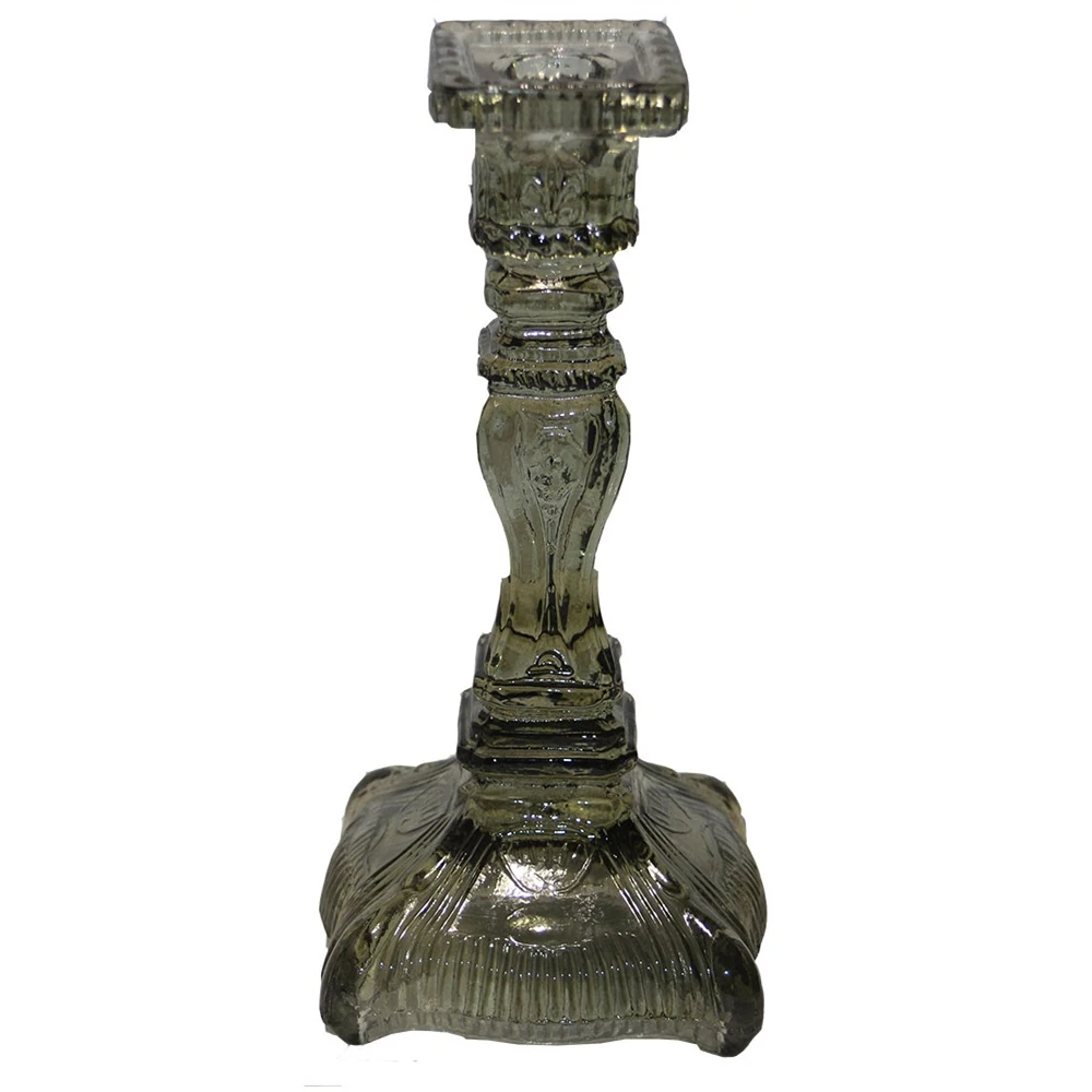 20x12 cm Cam Mumluk (Duman Rengi)