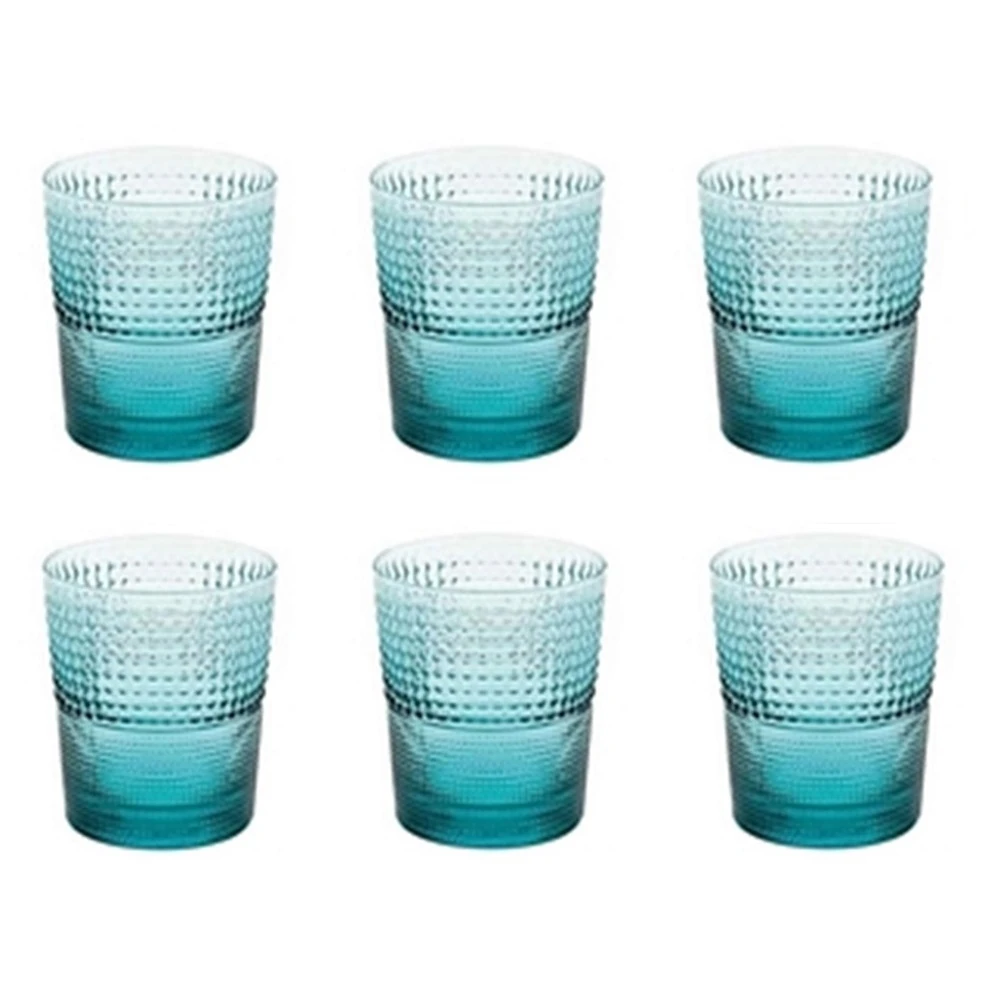 6 lı Su / Meşrubat Bardağı (Turkuaz)