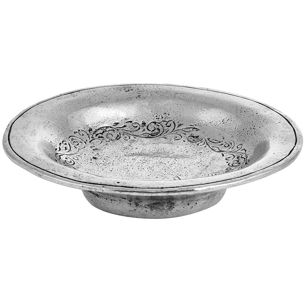 Ø 12 cm Kalay Yuvarlak Servis