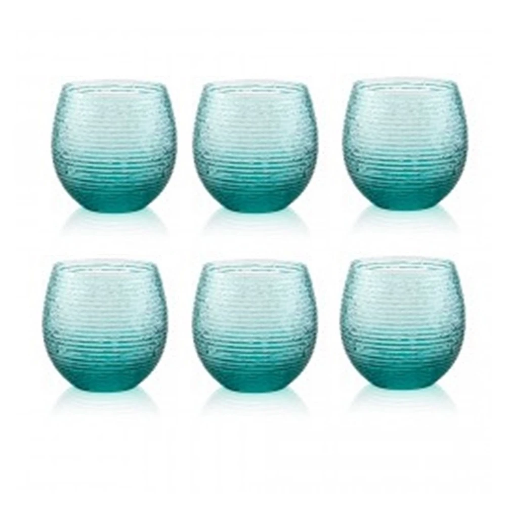 6 lı Su / Meşrubat Bardağı (Turkuaz)