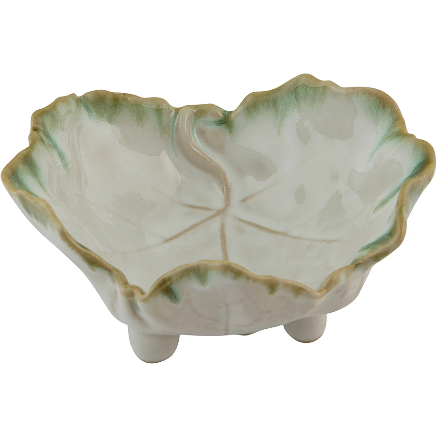 Stoneware Ayaklı Servis Kasesi