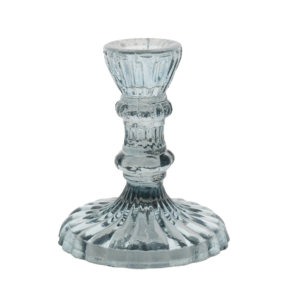 10x9 cm Cam Mumluk (Açık Mavi)