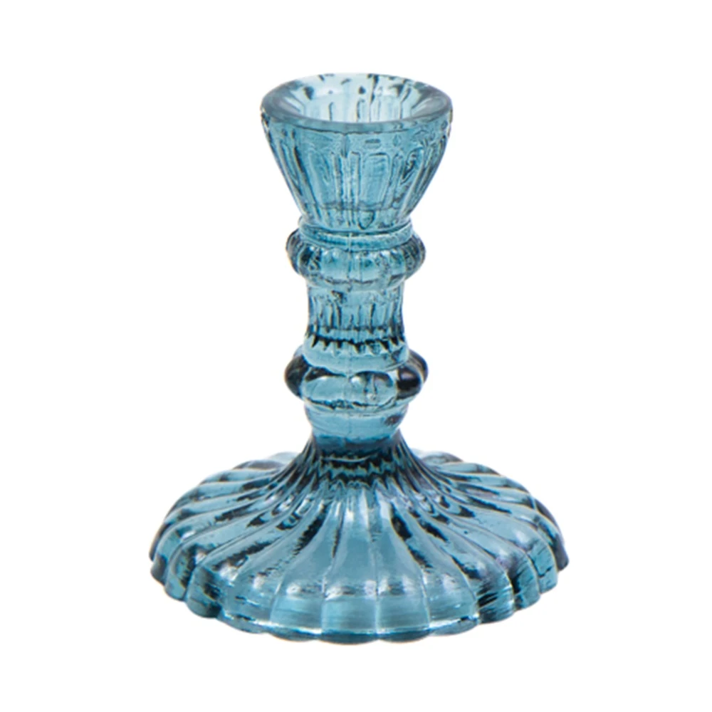 10x9 cm Cam Mumluk (Mavi)