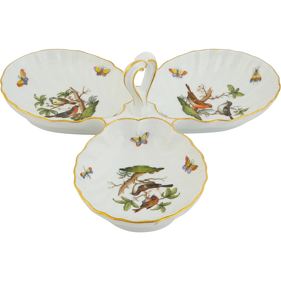 Bölmeli 3 lü Servis