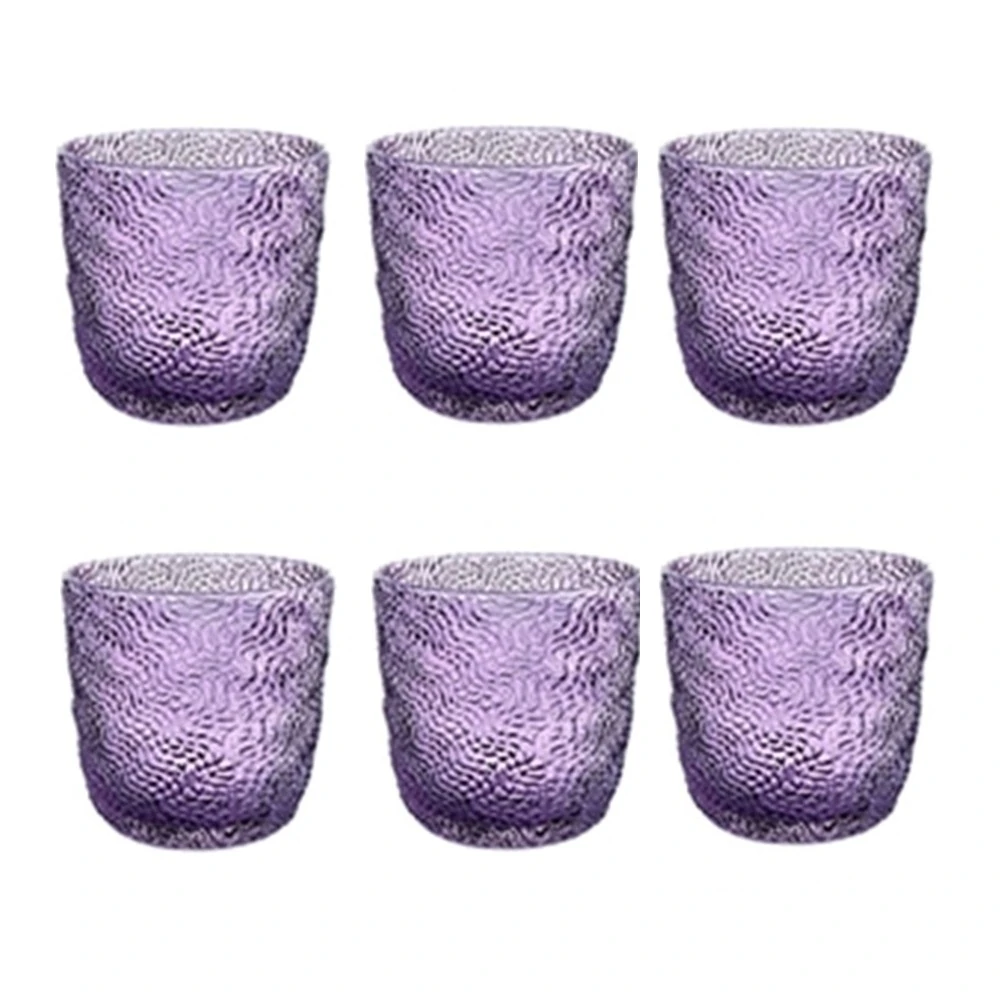 6 lı Su / Meşrubat Bardağı (Mor)