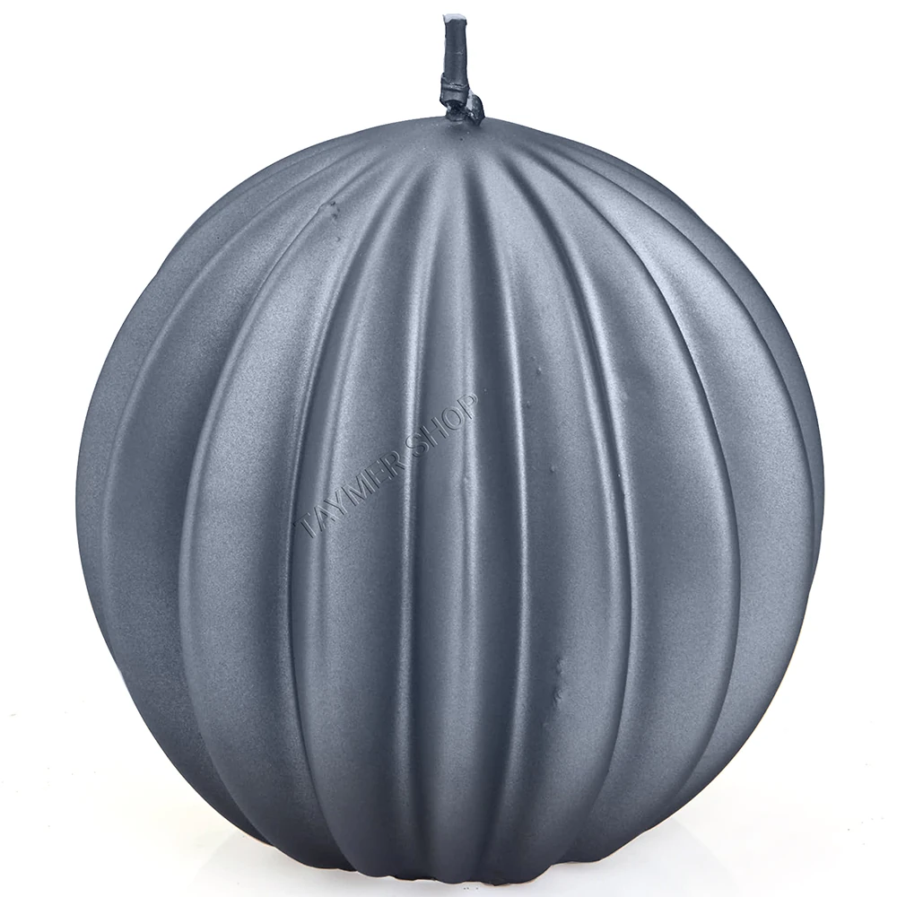 Gümüş Kadife Top Mum