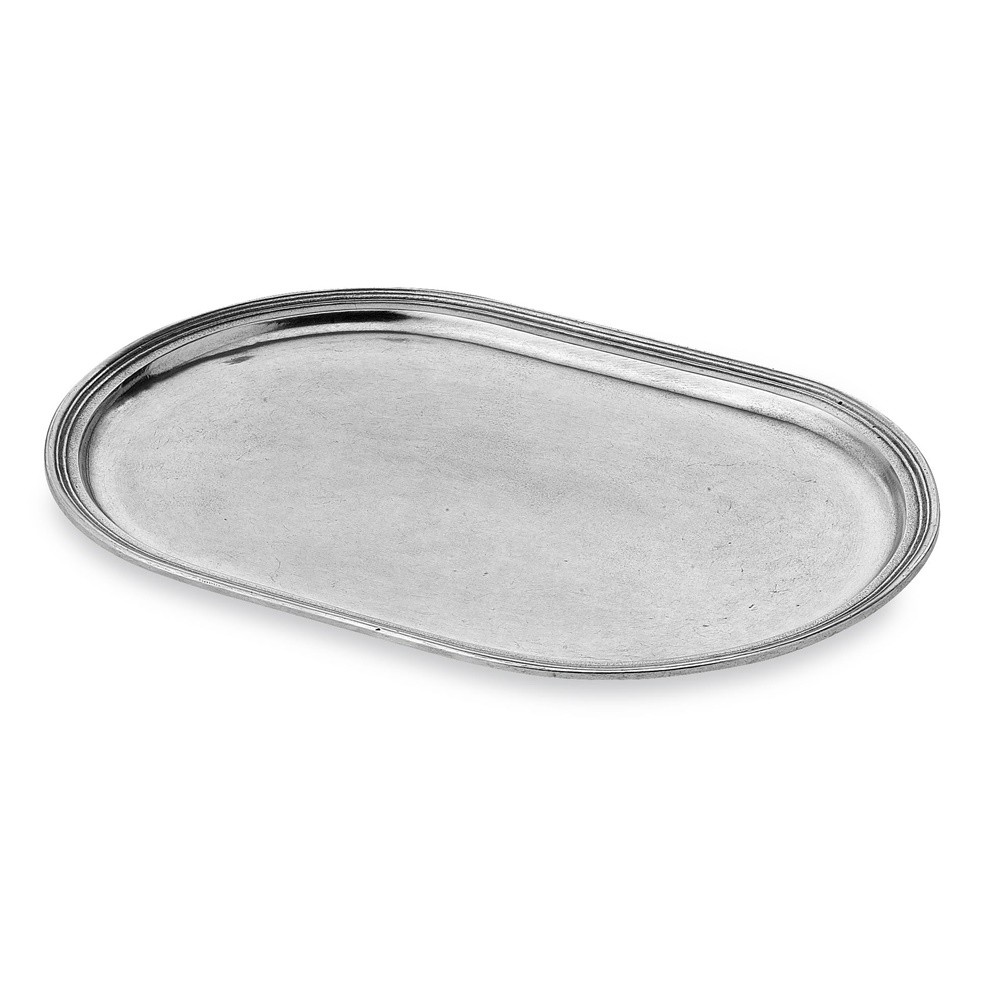 38 cm Kalay Servis Tabağı-Tepsi