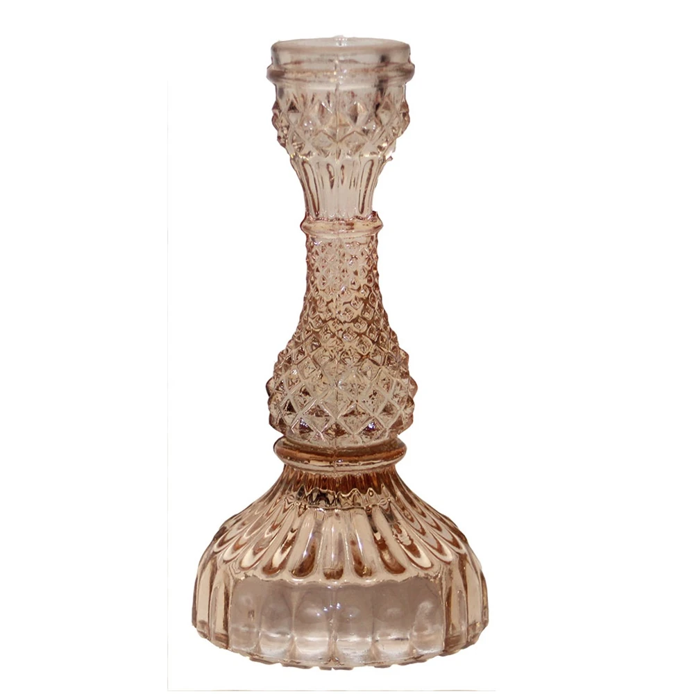 16x9 cm Cam Mumluk (Açık Pembe)