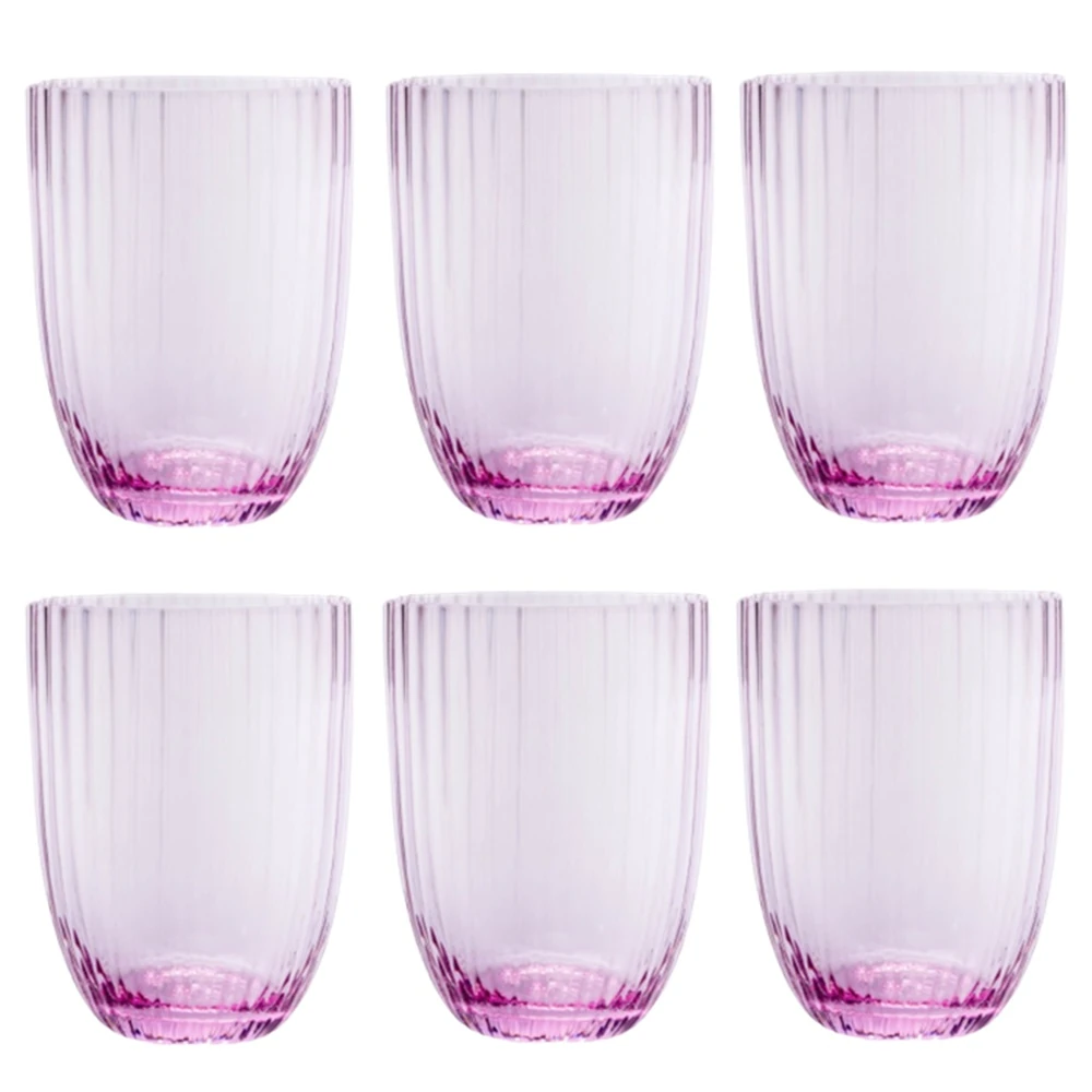 6 lı Su / Meşrubat Bardağı Lila