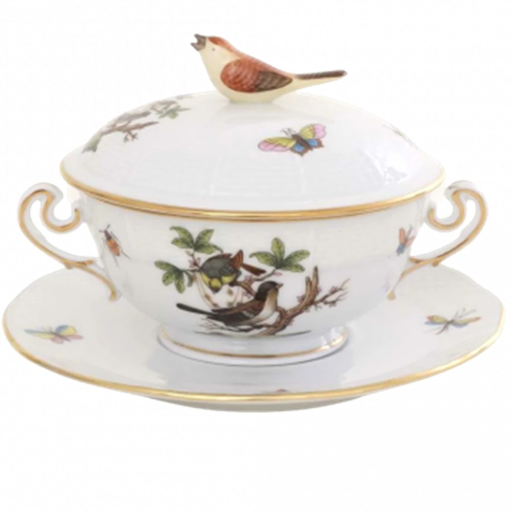 Kapaklı Çorba Fincanı ve Tabağı