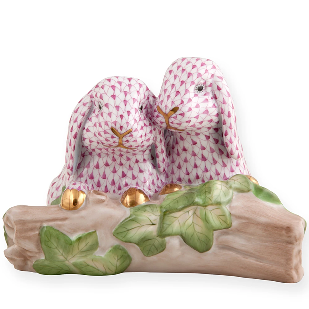 Çift Tavşanlar Biblo