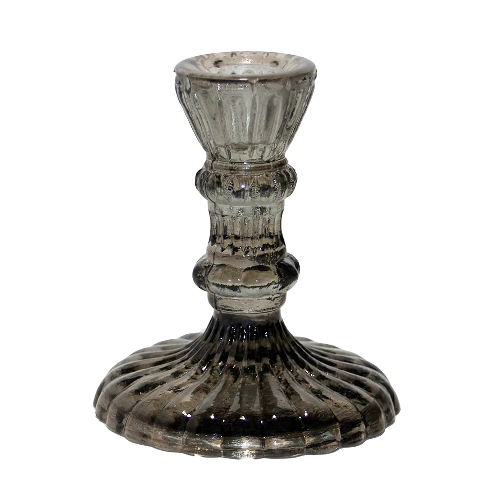 10x9 cm Cam Mumluk (Duman Rengi)