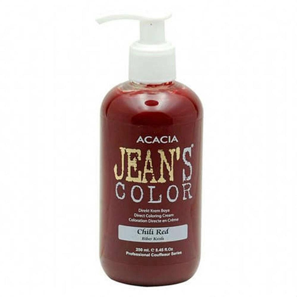 jeans color biber kızılı 250 ml chılı red