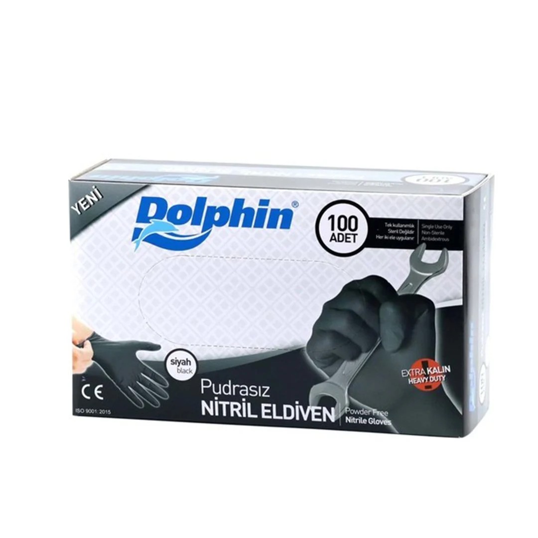 DOLPHİN M BEDEN SİYAH ELDİVEN EXTRA KALIN