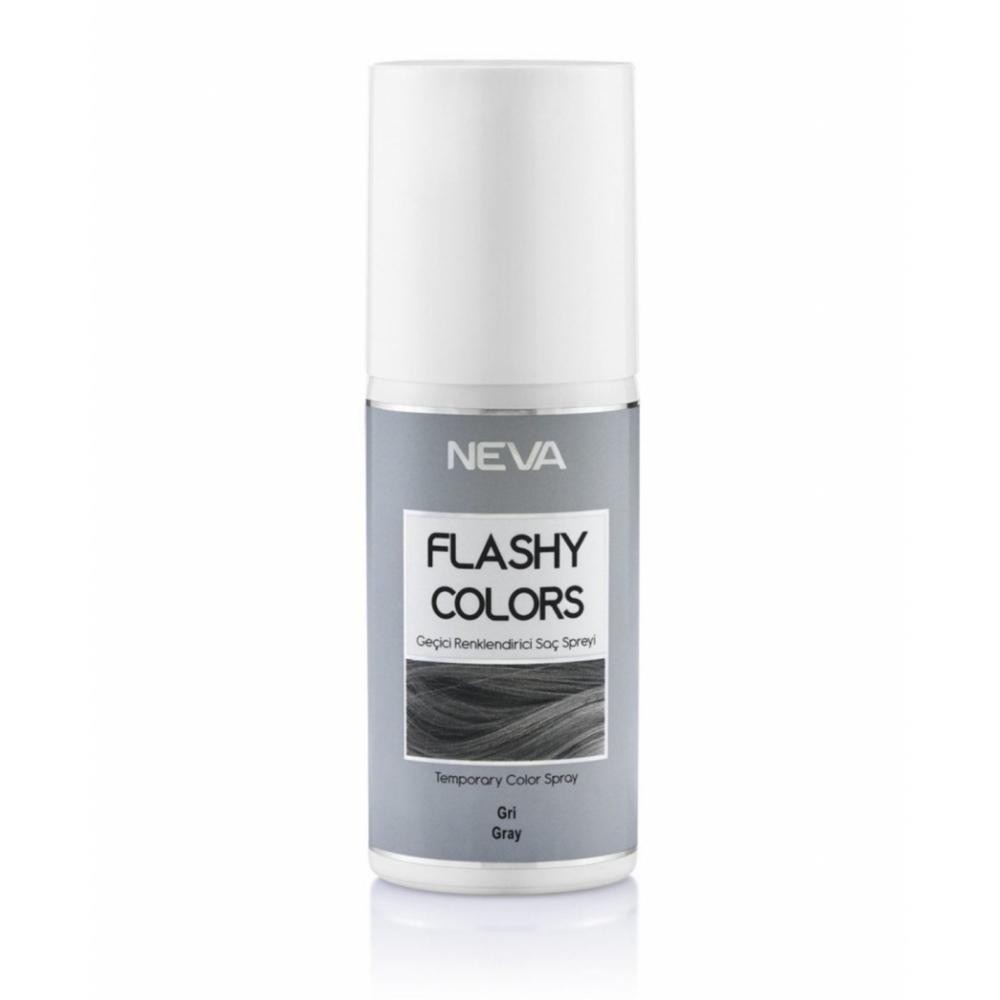 Flashy Colors Gri Geçici Renklendirici Saç Spreyi 75ml 8698636612999