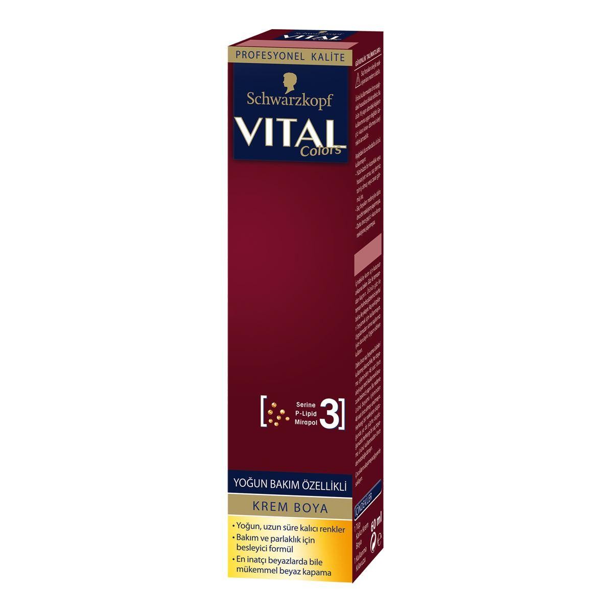 Colors Krem Saç Boyası 5-889 Şarap Kızılı - 60 ml