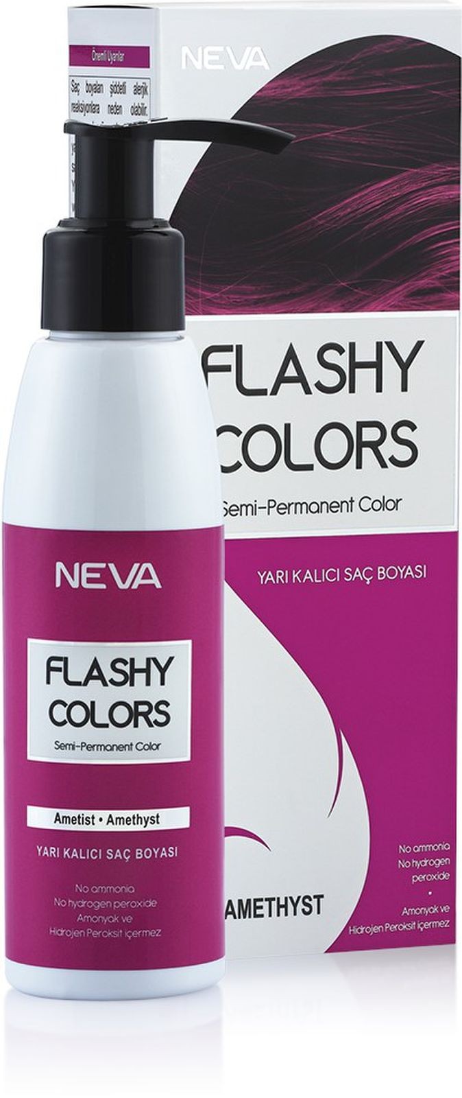 Neva Ametıst Mor Flashy Colors Set