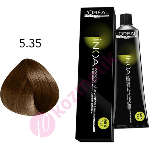 L'Oréal Professionnel İnoa Amonyaksız Saç Boyası No: 5.35 60Ml.