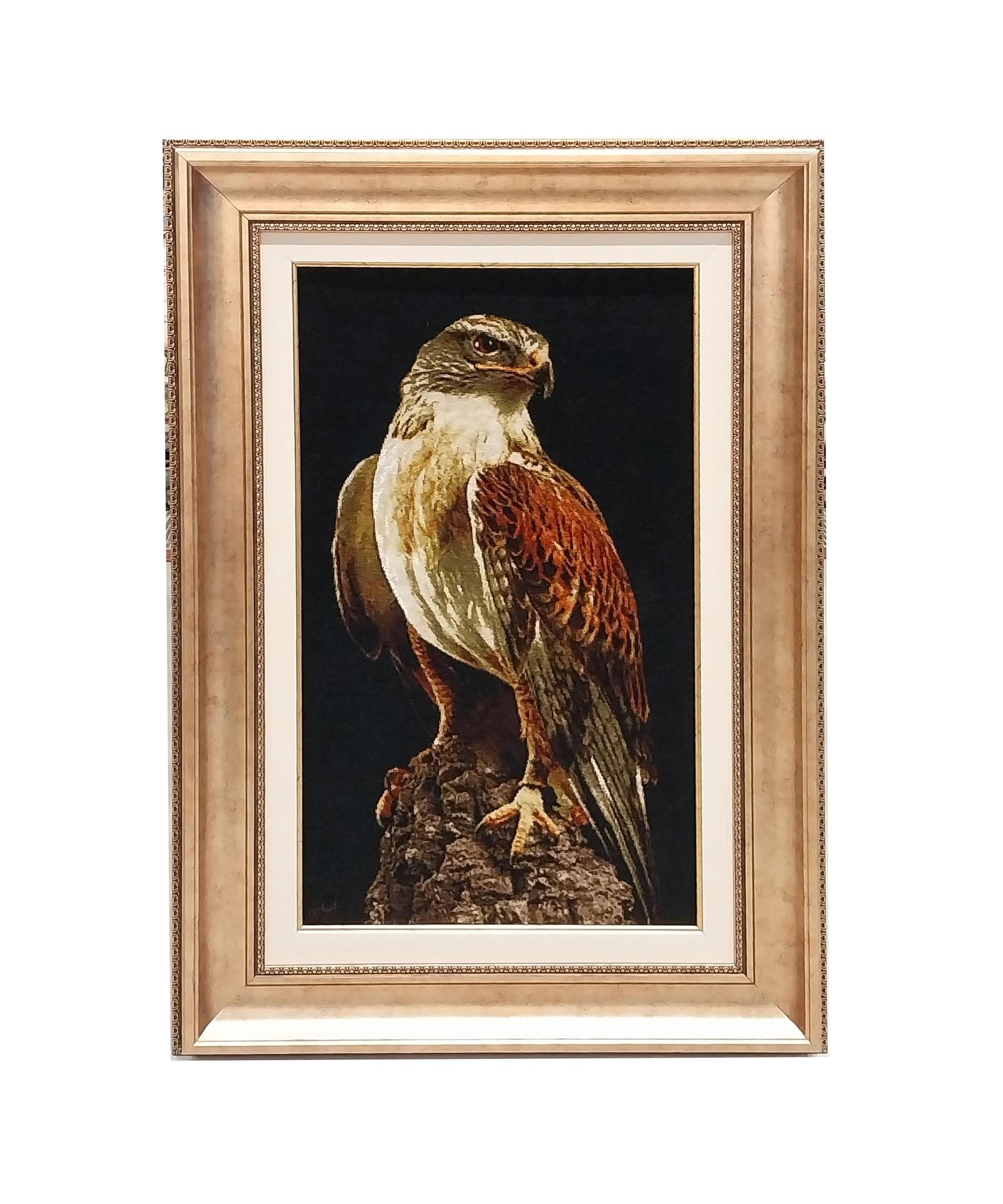 İran El Dokuması Tablo Halı 43x77cm - Şahin image